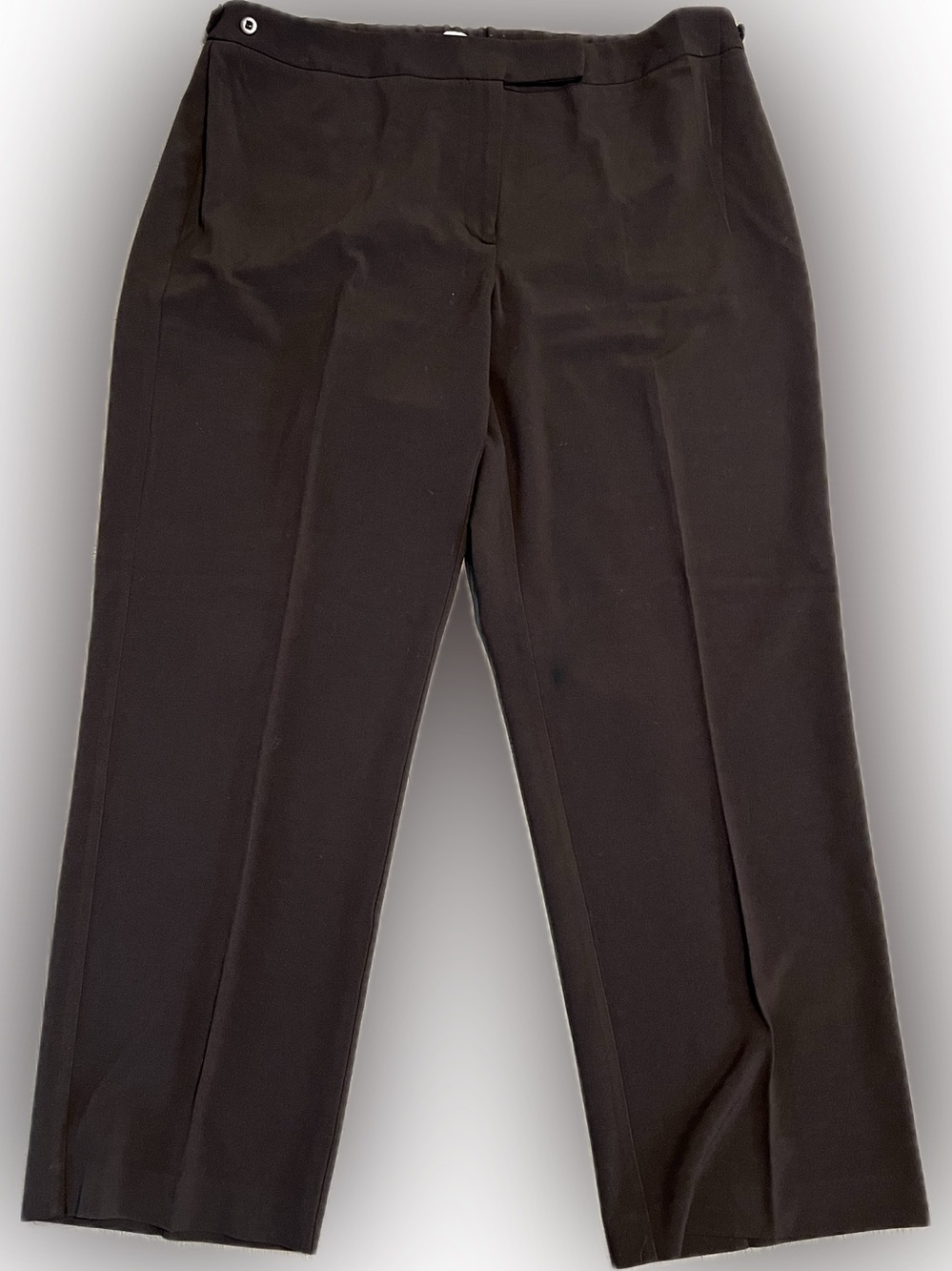 💥Emma James Woman’s Brown Dress Pants Stretch Classic Straight Fit 16W